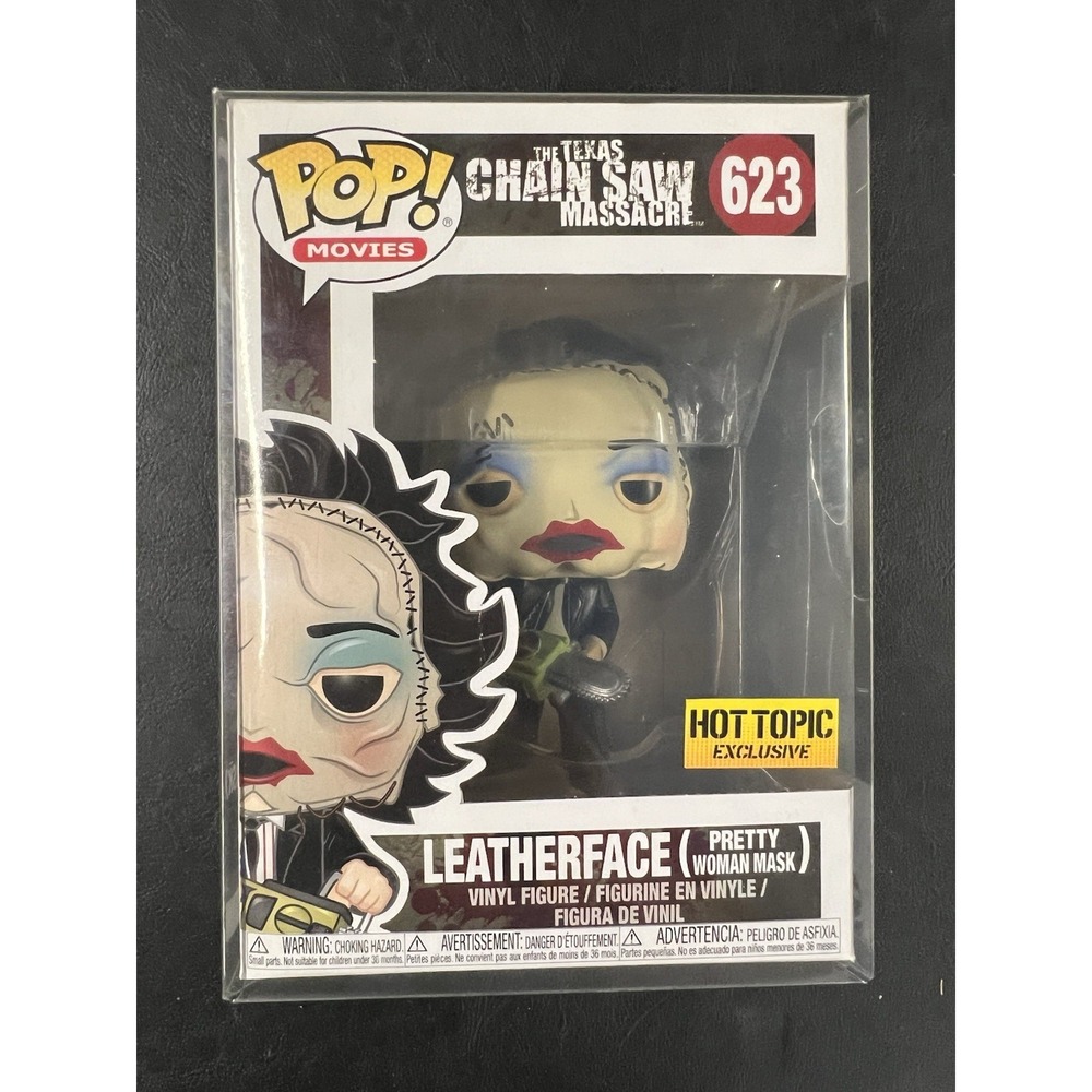 LeatherFace (Pretty Woman Mask) No. 623 Hot Topic Exclusive Funko Pop W/protect